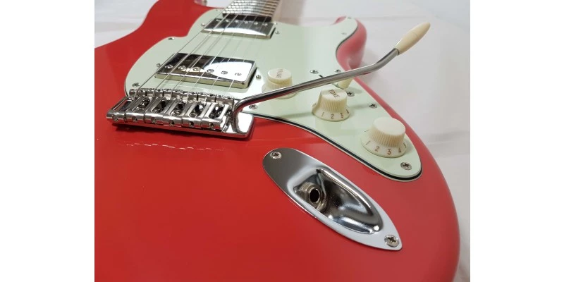 Fret-King Green Label Corona 70 Coral Red - Image 8