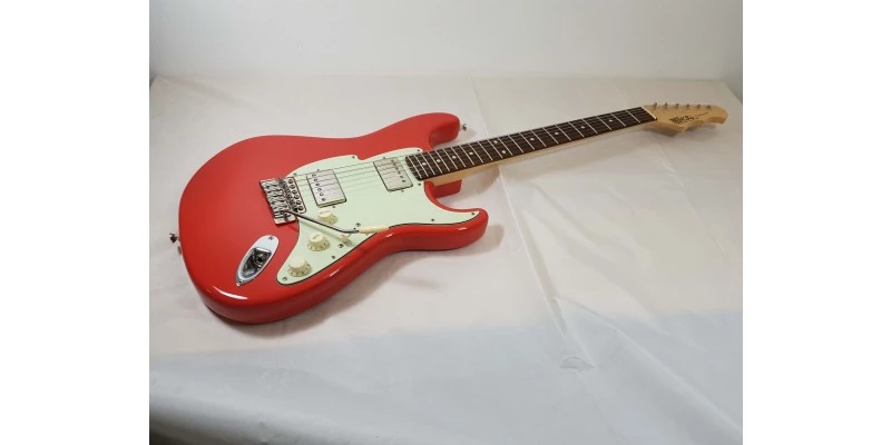 Fret-King Green Label Corona 70 Coral Red - Image 12