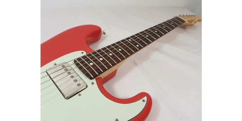 Fret-King Green Label Corona 70 Coral Red - Image 4