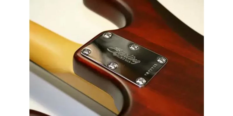 Sterling By Music Man S.U.B. Ray4 Walnut Satin Rosewood - Image 6