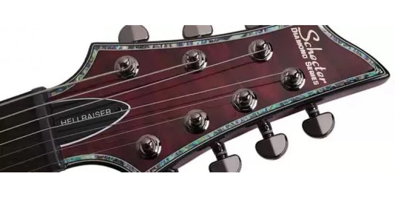 Schecter Hellraiser C-7 Black Cherry - Image 4