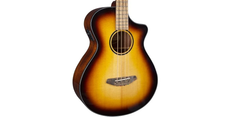 Breedlove Discovery S Concert Edgeburst Bass CE Sitka Spruce/African Mahogany - Image 3