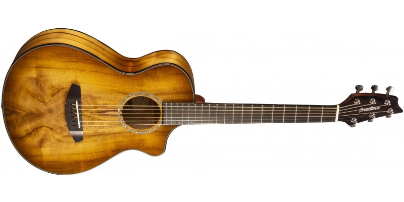 Breedlove Pursuit Exotic Companion CE Myrtlewood Prairie Burst Travel Guitar - Image 2