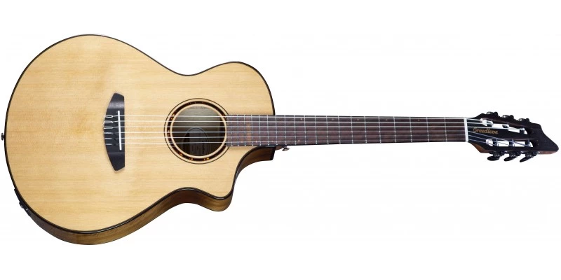 Breedlove Pursuit Exotic S Concert Nylon CE Cedar / Myrtlewood - Image 3