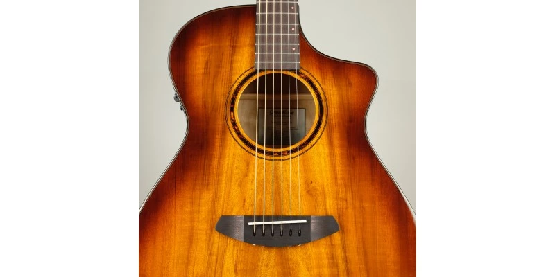 Breedlove Pursuit Exotic S Concert Tiger's Eye CE Myrtlewood - Image 4