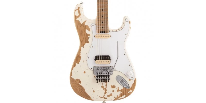 Charvel Henrik Danhage Limited Edition Signature Pro-Mod So-Cal Style 1 White Relic - Image 4