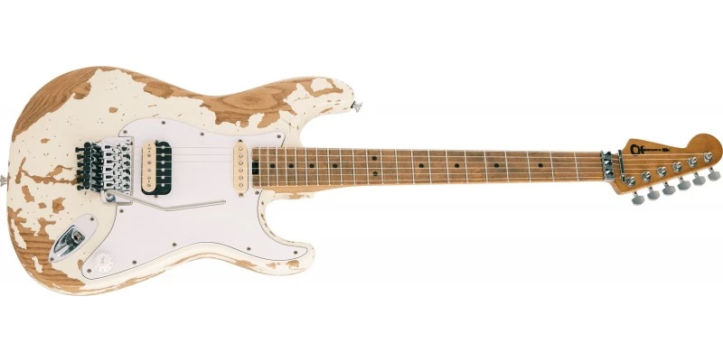 Charvel Henrik Danhage Limited Edition Signature Pro-Mod So-Cal Style 1 White Relic - Image 3
