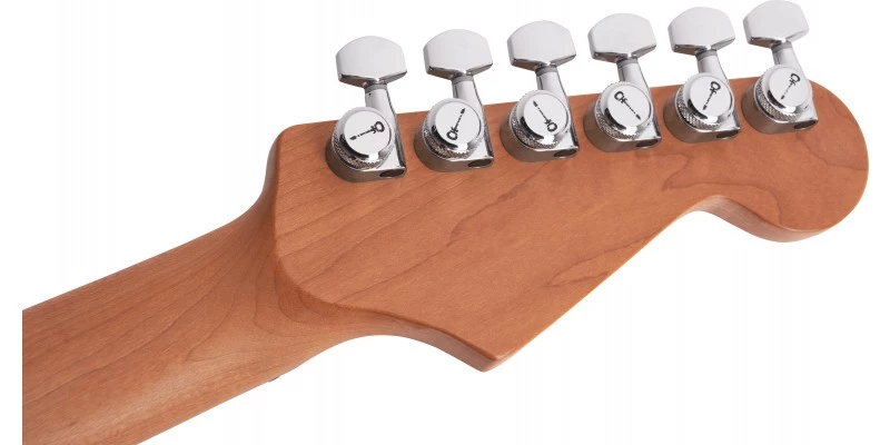 Charvel Pro Mod DK24 HH Dinky 2PT Left Handed Caramelized Maple Satin Shell Pink - Image 9