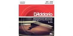 D'Addario EJ74 Mandolin Strings, Phosphor Bronze, Medium, 11-40