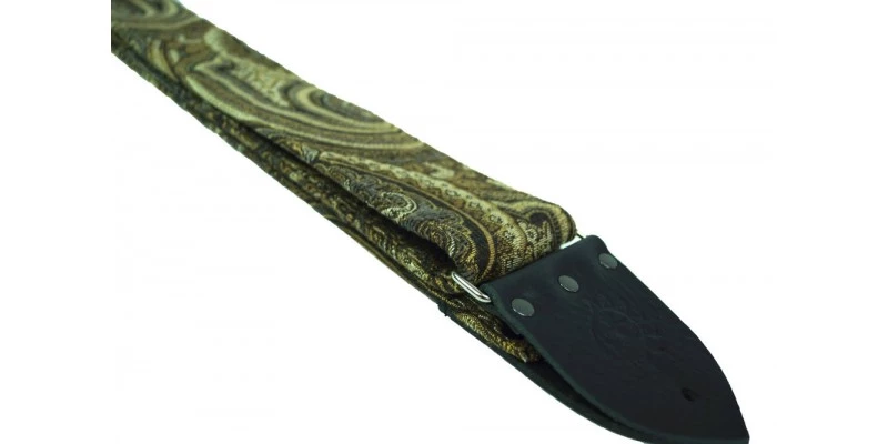 Dog Days Sandstone Paisley 3-Inch Wide Guitar Strap - Image 2
