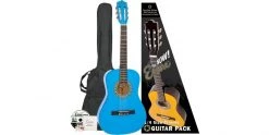 Encore 3/4 Size Classical Guitar Pack Blue