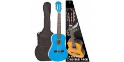 Encore 1/2 Size Classical Guitar Pack Metallic Blue