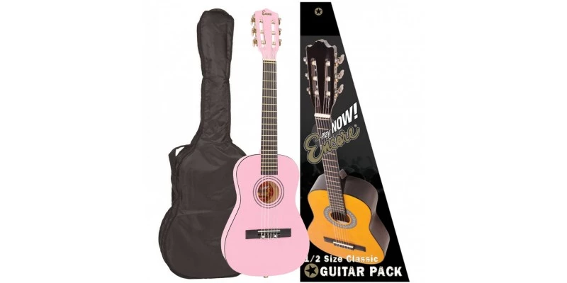 Encore 1/2 Size Classical Guitar Pack Pink