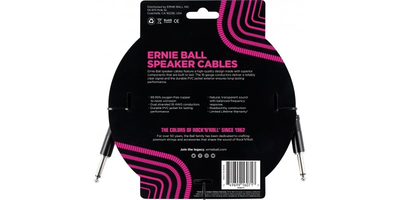 Ernie Ball 3 Foot Speaker Cable - Image 2