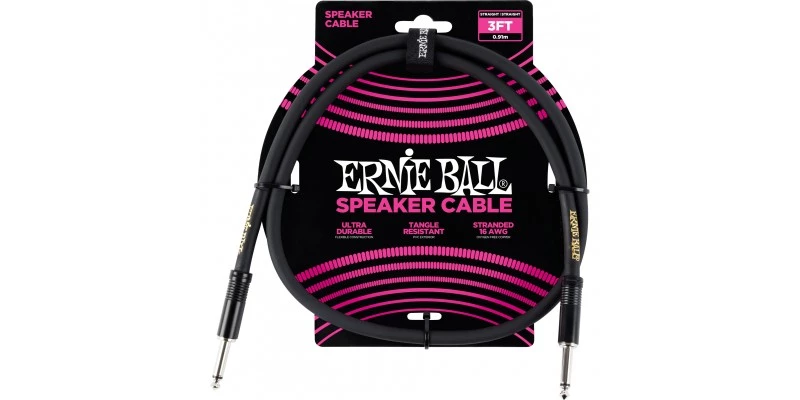 Ernie Ball 3 Foot Speaker Cable