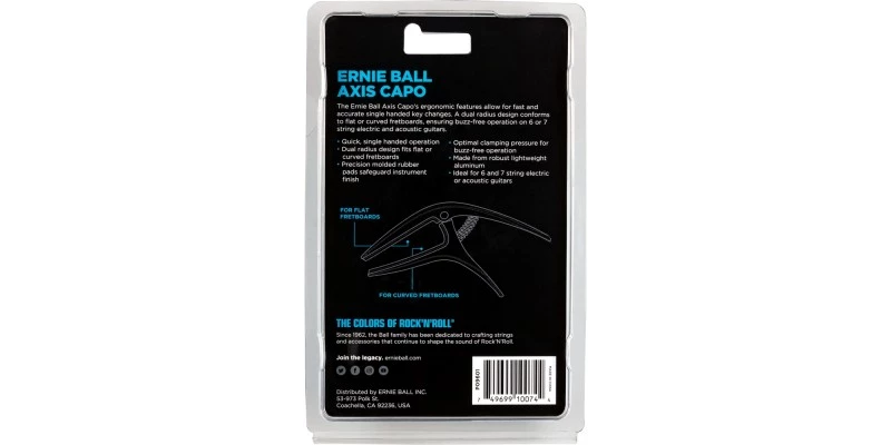 Ernie Ball Axis Capo Silver - Image 3