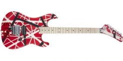 EVH Striped Series 5150 Red, Black And White Stripes