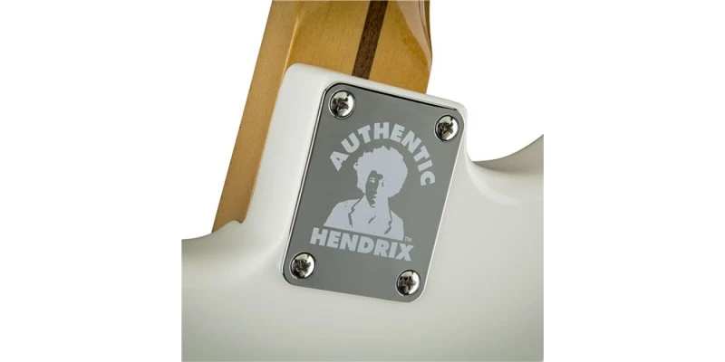 Fender Jimi Hendrix Stratocaster Guitar Olympic White Maple - Image 6