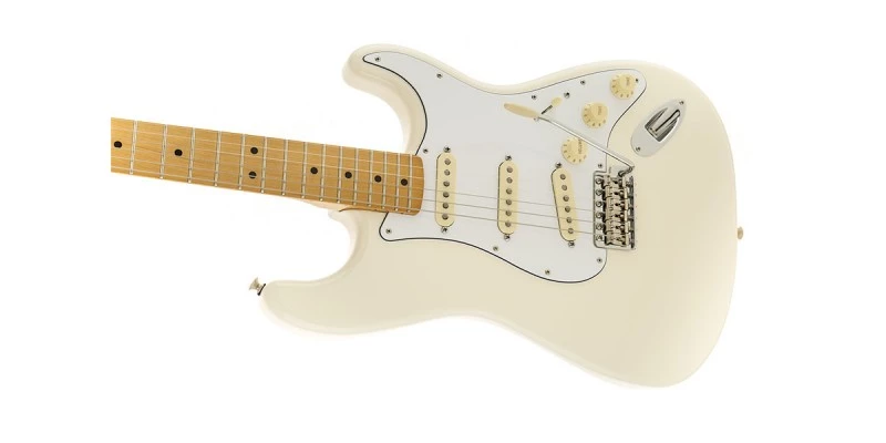 Fender Jimi Hendrix Stratocaster Guitar Olympic White Maple - Image 4