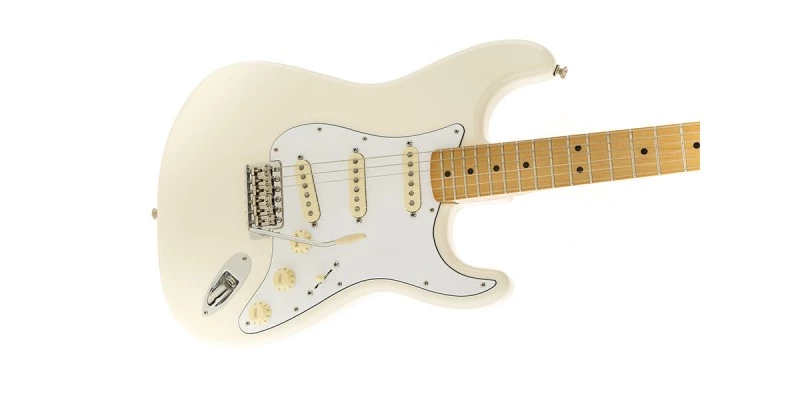 Fender Jimi Hendrix Stratocaster Guitar Olympic White Maple - Image 3