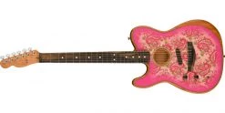 Fender American Acoustasonic Telecaster Left Handed Pink Paisley