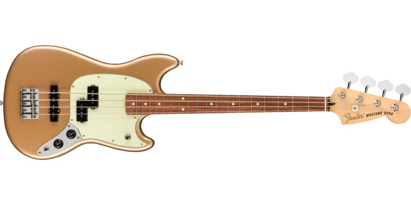 Fender Player Mustang Bass PJ Firemist Gold
