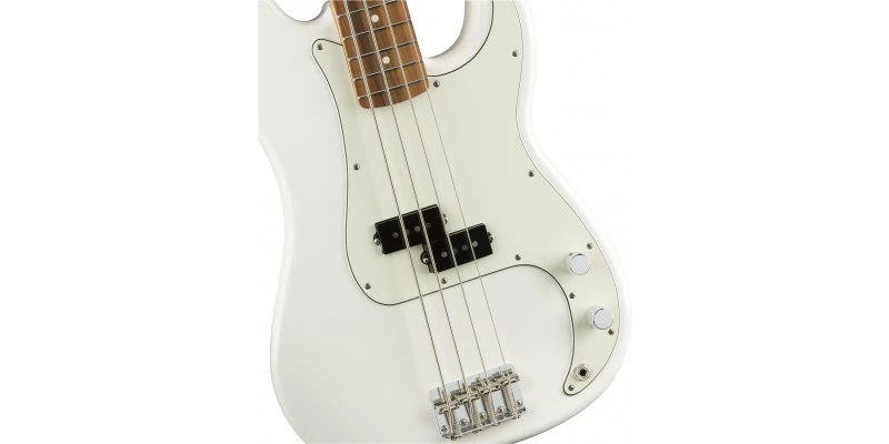 Fender Player Precision Bass Polar White Pau Ferro - Image 5