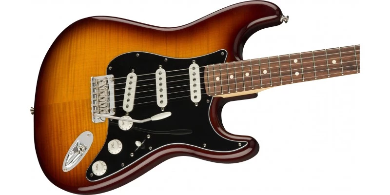 Fender Player Stratocaster Plus Top Tobacco Sunburst Pau Ferro - Image 4