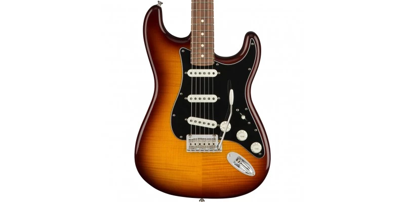 Fender Player Stratocaster Plus Top Tobacco Sunburst Pau Ferro - Image 3