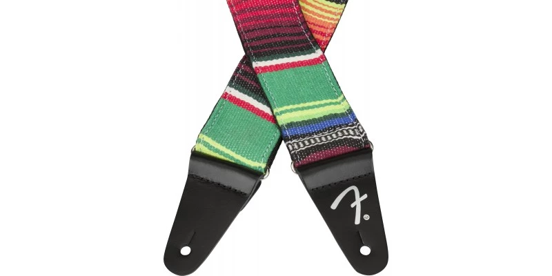 Fender Serape Guitar Strap Green Multi Colour - Image 2