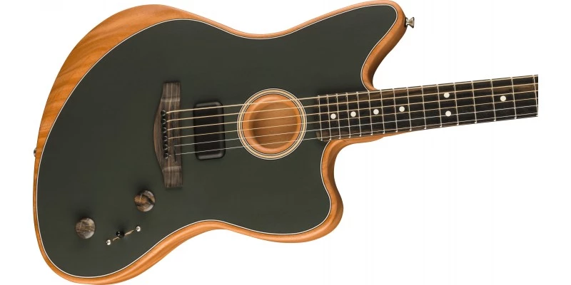 Fender American Acoustasonic Jazzmaster Tungsten - Image 3