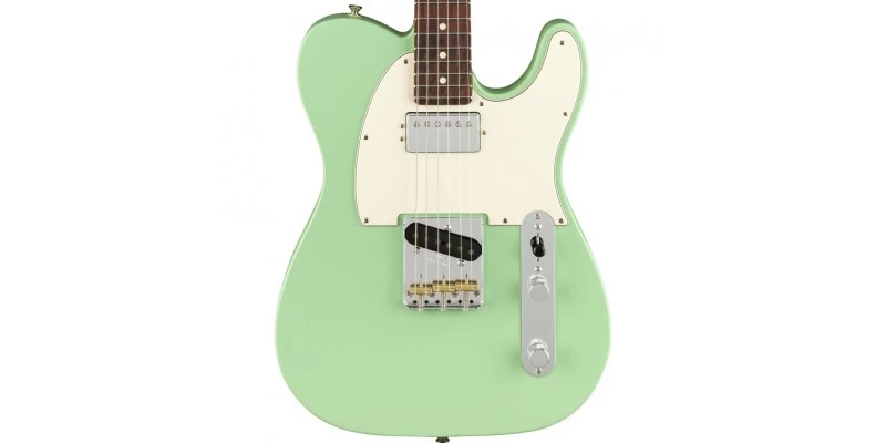 Fender American Performer Telecaster Hum Satin Surf Green - Image 2