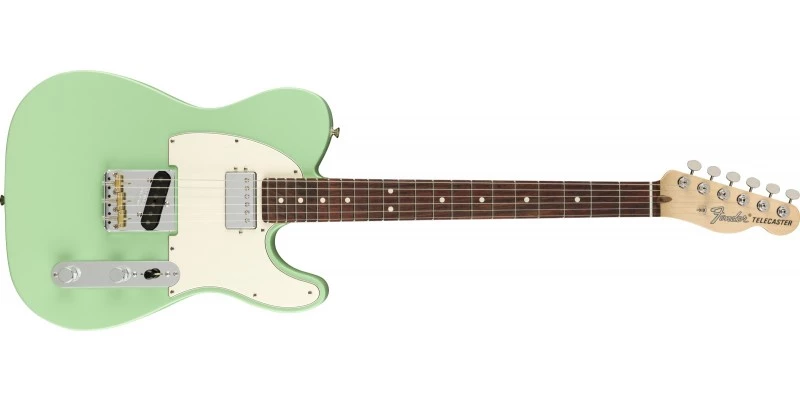 Fender American Performer Telecaster Hum Satin Surf Green