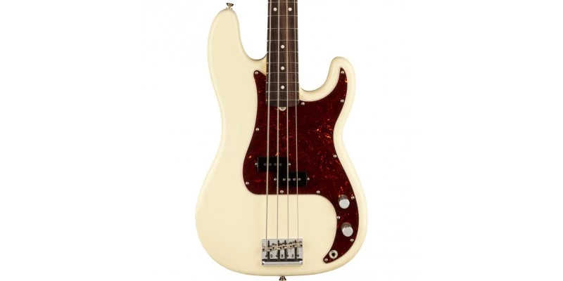 Fender American Professional II Precision Bass Olympic White Rosewood - Image 2