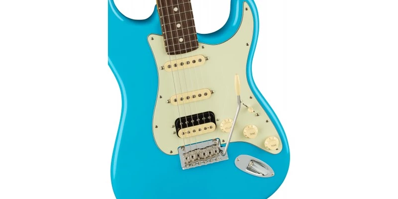 Fender American Professional II Stratocaster HSS Miami Blue Rosewood - Image 4