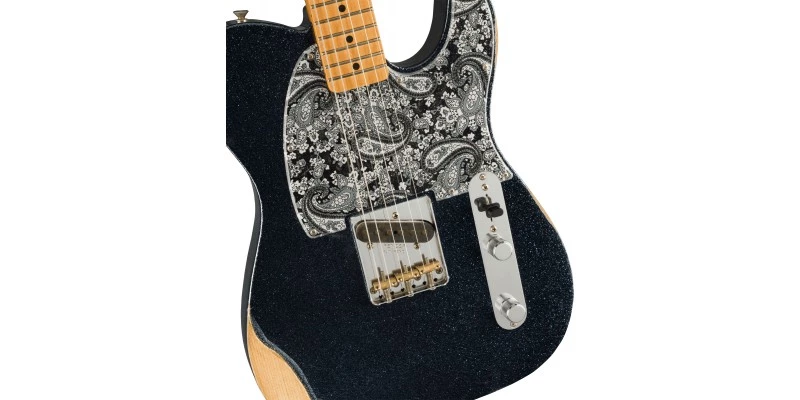Fender Brad Paisley Esquire Black Sparkle - Image 4