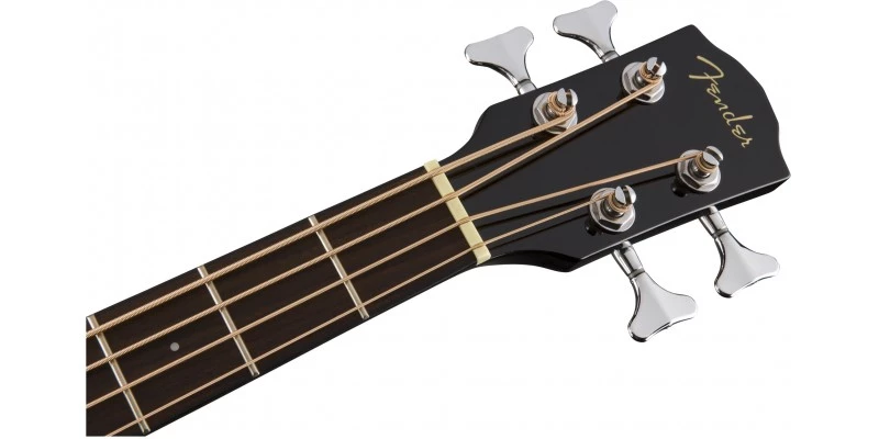 Fender CB-60SCE Black Acoustic Bass Guitar - Image 8