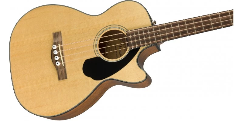 Fender CB-60SCE Natural Acoustic Bass Guitar - Image 4