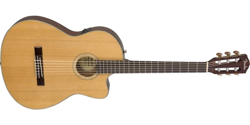 Fender CN-140SCE Nylon Thinline Electro-Classical Guitar - Image 2