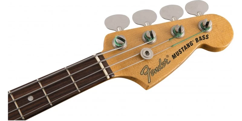 Fender JMJ Road Worn Mustang Bass Faded Daphne Blue Rosewood - Image 6