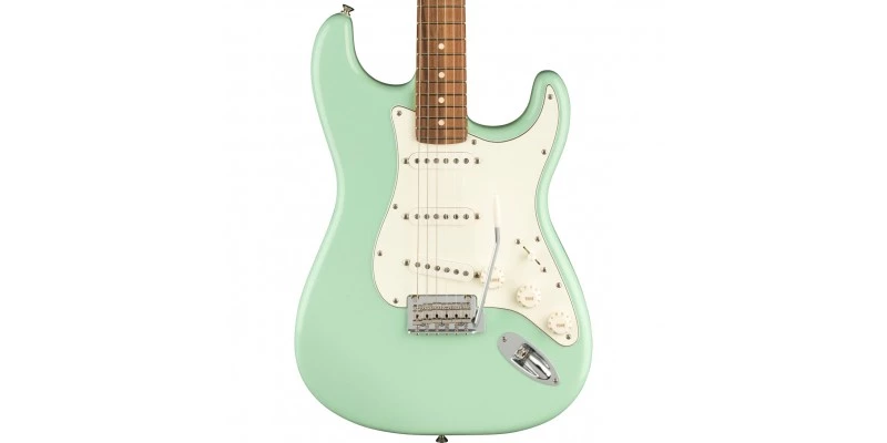 Fender Limited Edition Player Stratocaster Surf Green, Matching Headstock - Image 2