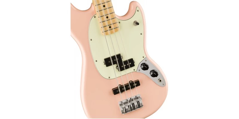 Fender Limited Edition Player Mustang Bass PJ Shell Pink - Image 4
