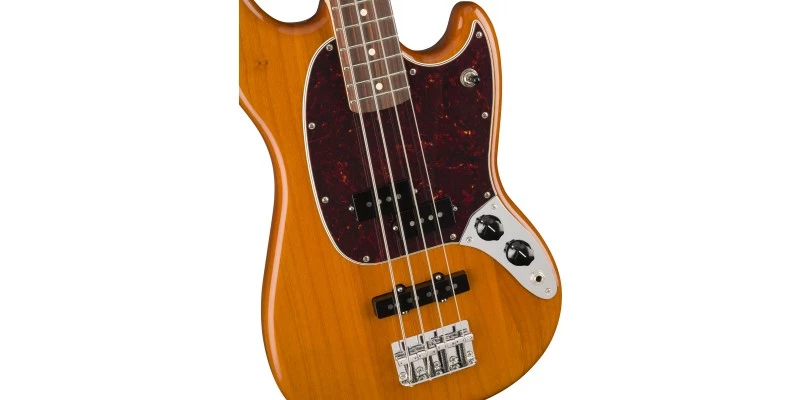 Fender Player Mustang Bass PJ Aged Natural - Image 4