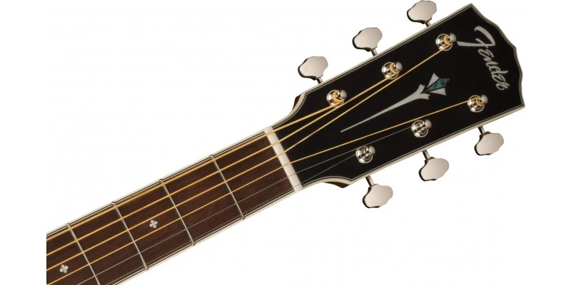 Fender Paramount PS-220E Parlour Aged Cognac Burst - Image 6