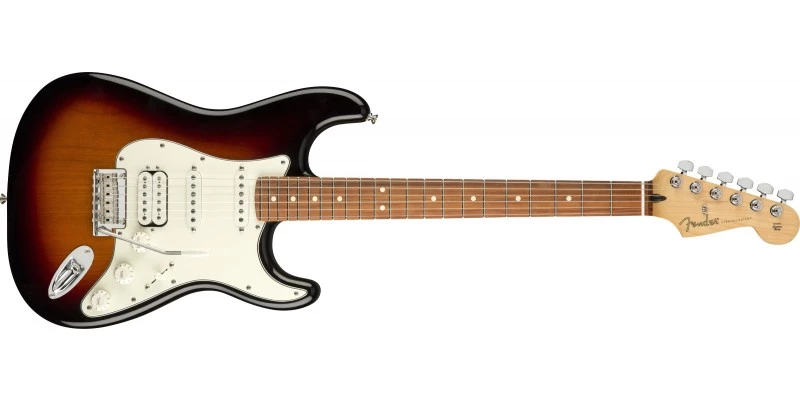 Fender Player Stratocaster HSS 3-Colour Sunburst Pau Ferro - Image 5