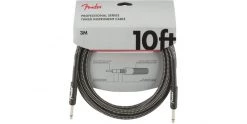 Fender Professional Series Instrument Cable 10 Foot Gray Tweed