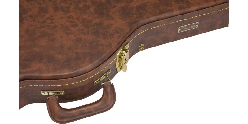 Fender Stratocaster/Telecaster Poodle Case Brown - Image 5