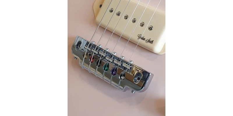 Gordon Smith GS1 60 P90 Shell Pink - Image 8