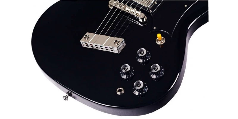 Guild S-100 Polara Black Electric Guitar - Image 4