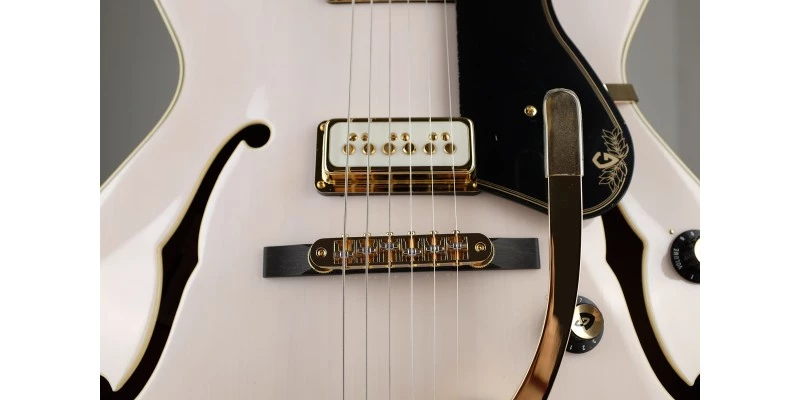 Guild X-175B Manhattan Limited Edition Faded White With Gold Hardware - Image 7